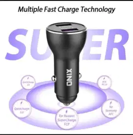 Charger mobil 2 port usb quick charge ONIX