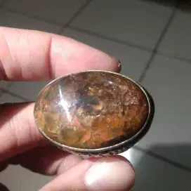 Cincin batu akik panca warna garut