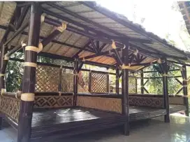 Saung gajebo untuk warung | saung lesehan