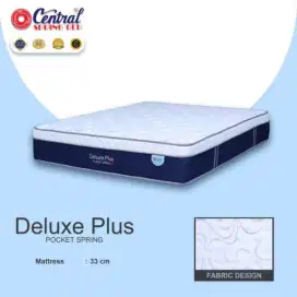 Springbed Central plus Pocket Plushtop 180 x 200 tebal 31 cm