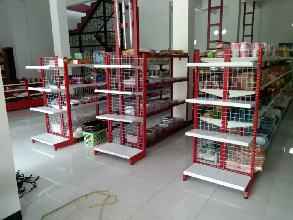 Rak Gondola Rekondisi bahan tebal