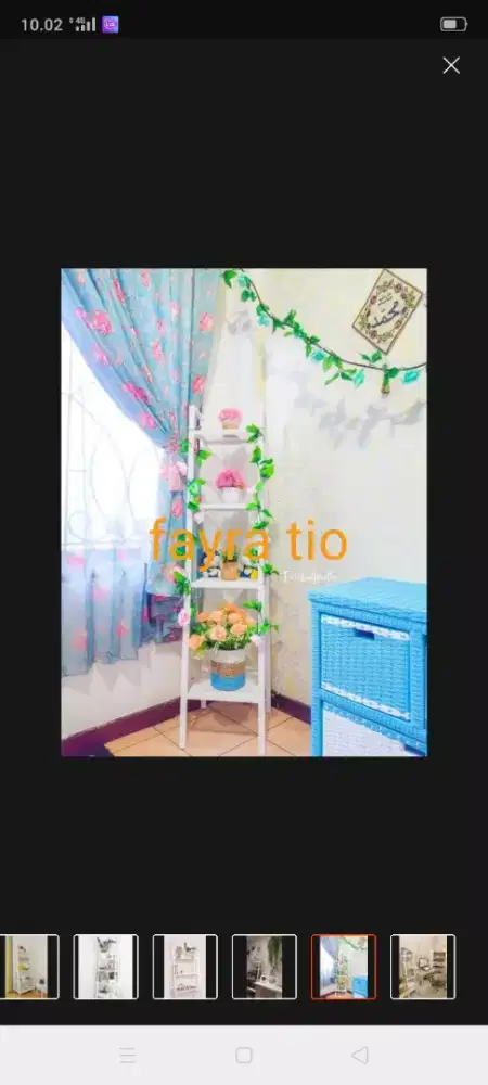 Rak bunga cantik