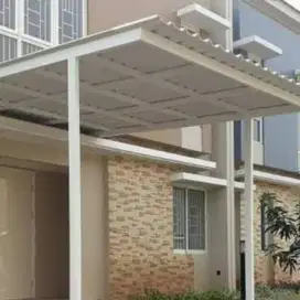 Kanopi rangka besi kotak