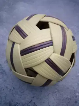 bola sepak takraw 101 original coklat tua