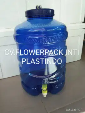 GALON PET DISPENSER 19LTR BLUE ORI,MOQ 200PCS