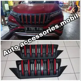 GRILL ALL NEW RUSH TERIOS MODEL APOLLO CHROME / MERAH