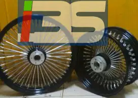 Spesial Kustom Velg Ruji Besar HD MOGE All type Motor Tapak Lebar