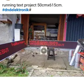 Running text jumbo