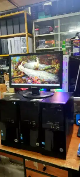 Pc intel core i3 bil up HP Ram 4 HDD 500