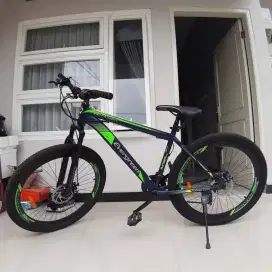 Sepeda Gunung EVERGREEN Ranger 575 Navy Green Mountain Bike