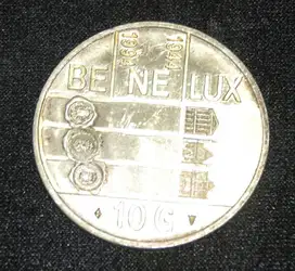 Koin 10 Gulden 1994 Dari Belanda, Perak BL201