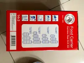 Rantang Makan Zebra 3 susun baru