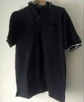 | cod ready| free ship| bju kerah polo shirt navy bl ori size XL + bns