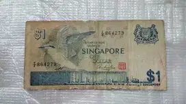 Singapore 1 Dollar 1976