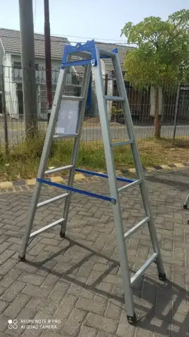 Tangga lipat almini 2 meter, free ongkir