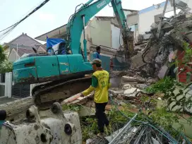 Jasa bongkar rumah gedung hotel dll
