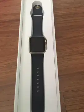 Iwatch seri 1 38 mm gold midnight blue