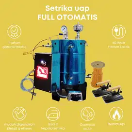 Setrika Uap Steam Boiler MISTERMOTO Full Otomatis Air dan Api MURAH