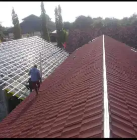 Atap genteng beton,galvalum,genteng metal pasir, onduline dan alderon