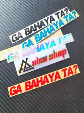 cutting stiker anti air bebas coustem bekasi kota