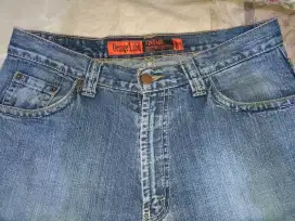 Jeans Lea orange label vintage ripped