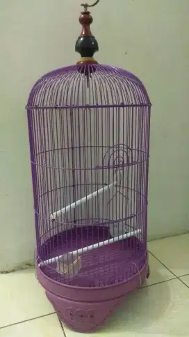 Dijual kandang burung bulat besi merk Dragon