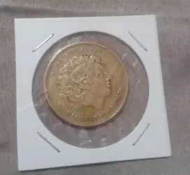 Koin Drahmae Yunani  Tahun 1992