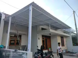 Kanopi, plafon pvc, aluminium dan kaca,dan atap baja  ringan MAGELANG