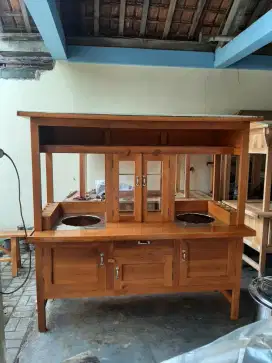 Gerobak Mie Ayam Bakso 2 Tungku Tangerang