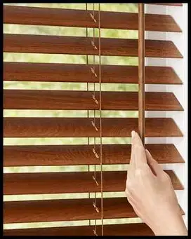 Wooden Blinds, Krey Kayu, Tirai Kayu