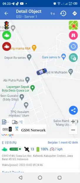 Pemasangan GPS track