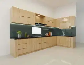 KITCHEN SET MINIMALIS TERBARU COSTUM