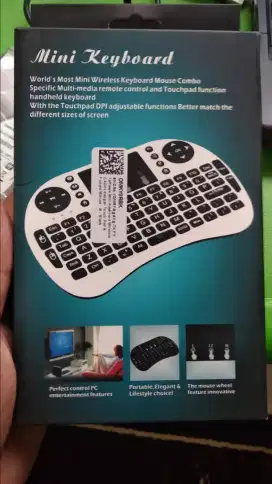 Mini wireless keyboard untuk laptop,smart tv, dll
