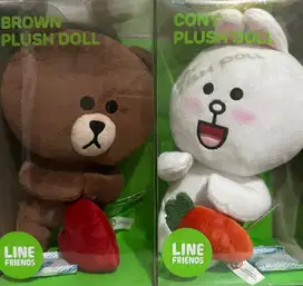 Sepasang Boneka Line Brown & Cony