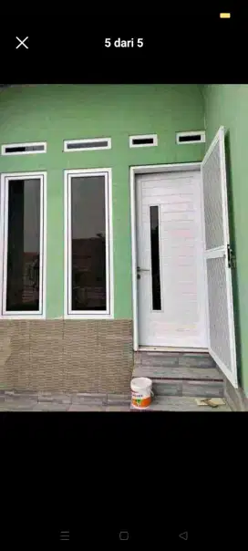 Jual kusen pintu satu dan pintu dua dari bahan aluminium dan kayu
