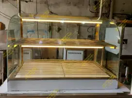 SHOWCASE WARMER - FOOD WARMER - FOOD DISPLAY PEMANAS KACA LENGKUNG