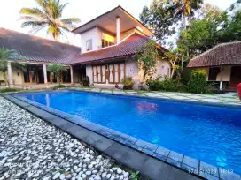Dijual Villa Eksotik Dengan Kolam Renang Pribadi Pakem Jalan Kaliurang