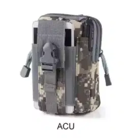 tas pinggang acu coklat hitam hijau ready