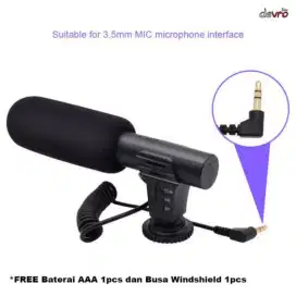 Microphone shotgun untuk dslr