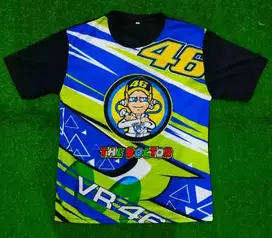 Jersey kaos baju GP valentino rossi printing