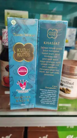 Minyak kutus-kutus original, minyak balur kutus-kutus tamba waras