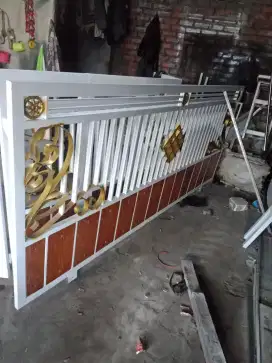 Pagar pintu minimalis galvanis grc