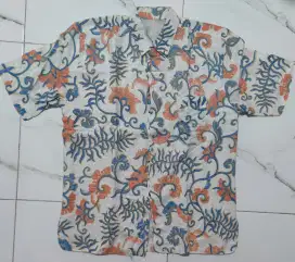 Kemeja batik pesta tebel