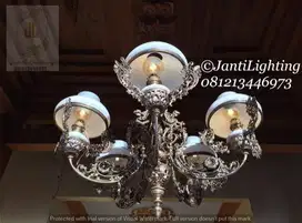 Lampu gantun cabang antik repro lampu gantung betawi lampu lawasan