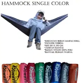 Hammock Ayunan Single 150KG Camping Murah Hamuk Hamock Hamok Hammuk