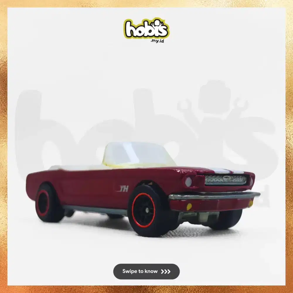 Diecast HotWheels Mustang Convertible Treasure Hunts Loose Ban Karet