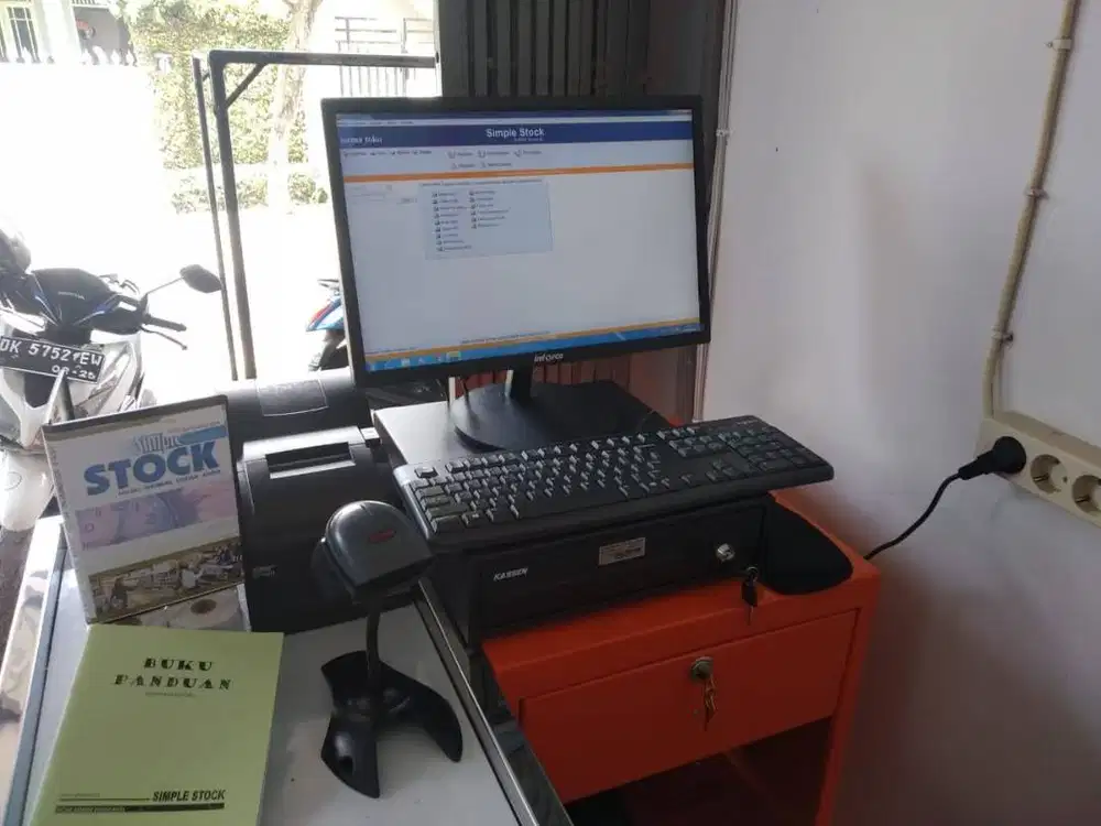 Komputer Kasir Retail siap pakai, paket lengkap u/ usaha retail