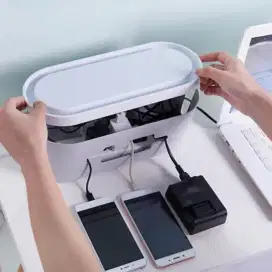 kotak organizer kabel charger  wire cable management box