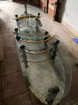 Di jual meja tamu eropa antik kristal