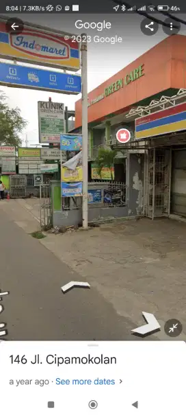 TURUN NEKAD... Indomaret Cipamokolan dijuwal dengan bangunan dan tanah